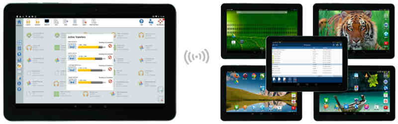 Transfer Files Between Android Tablets and Instructor Administrative Desktops - SoftLINK For Android